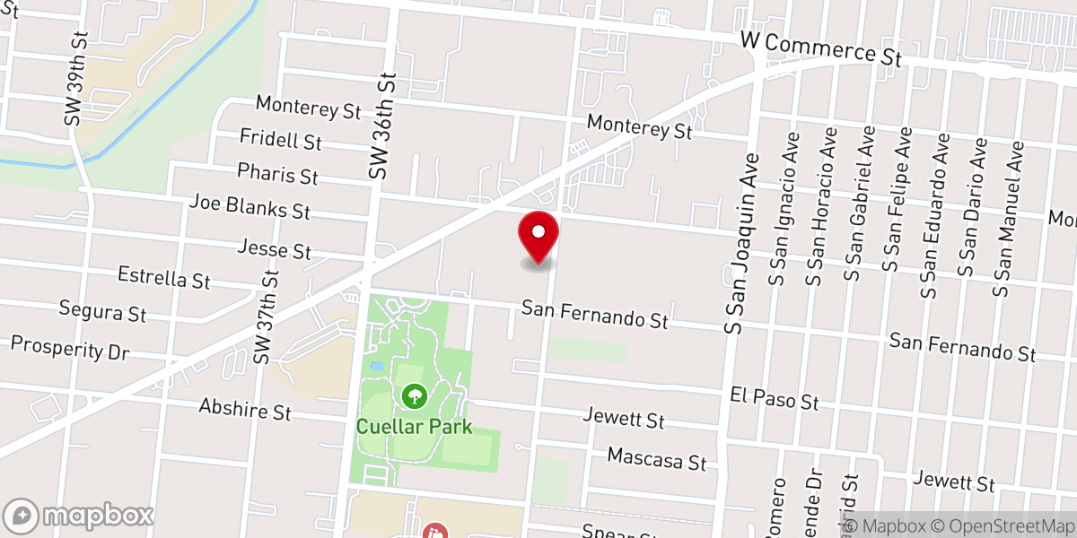 Map showing location of Iglesia Presbiteriana Edgewood Church