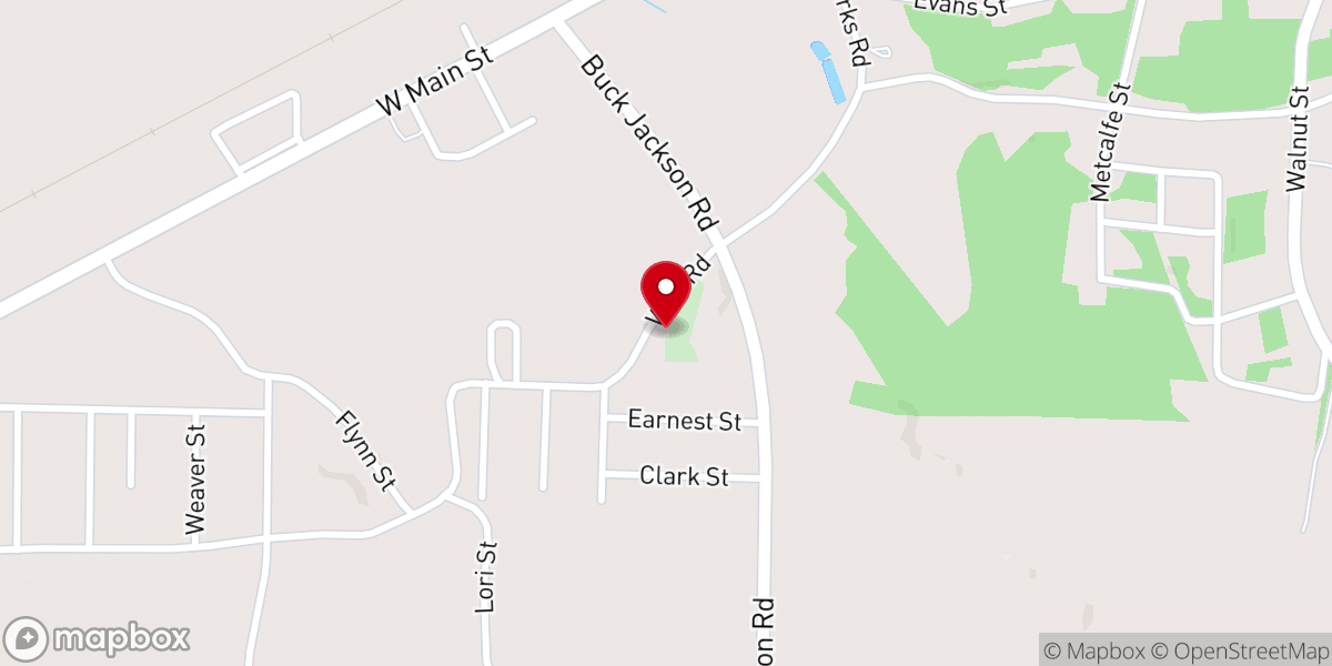 Map showing location of Macedonia Primitive Baptist Church