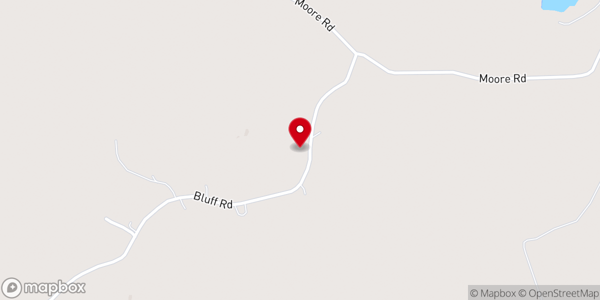 Map showing location of BLUFF ROAD CHURCH OF CHRIST