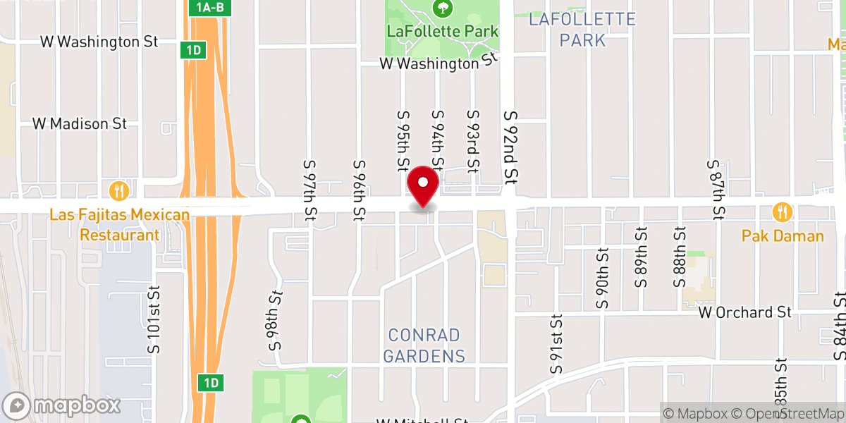 Map showing location of Metro church of christ