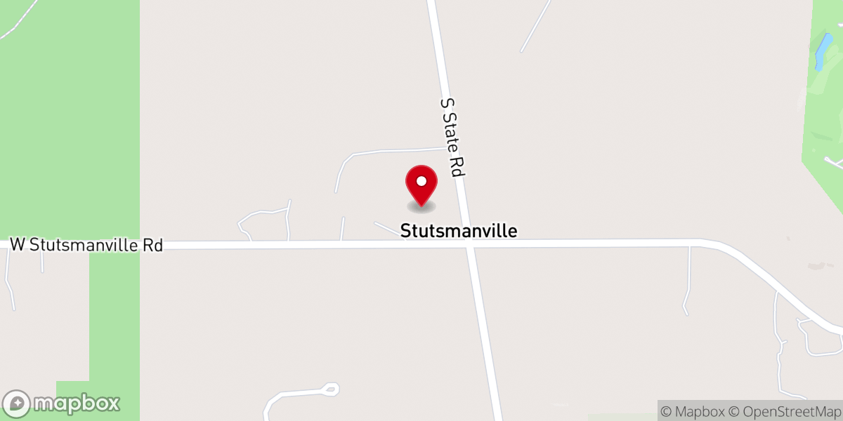 Map showing location of Stutsmanville Chapel