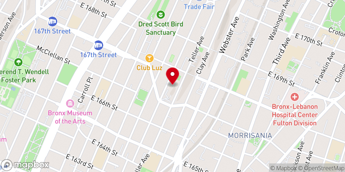 Map showing location of Former Home of the Daughters of Jacob