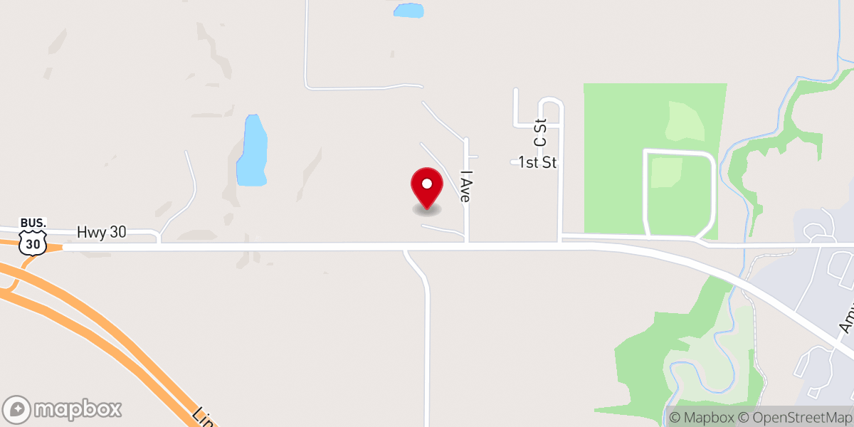Map showing location of Grace Community Church