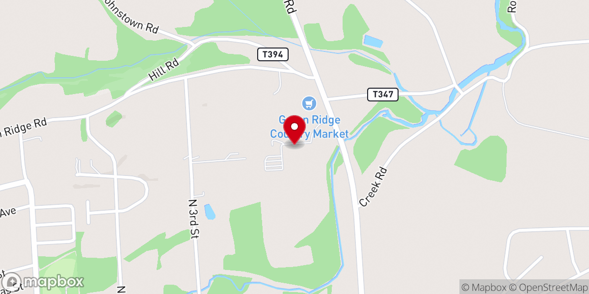 Map showing location of St. George Roman Catholic Church