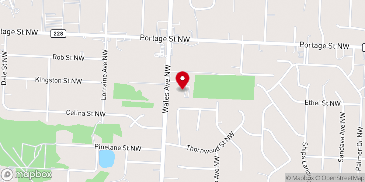 Map showing location of Dayspring Christian Fellowship