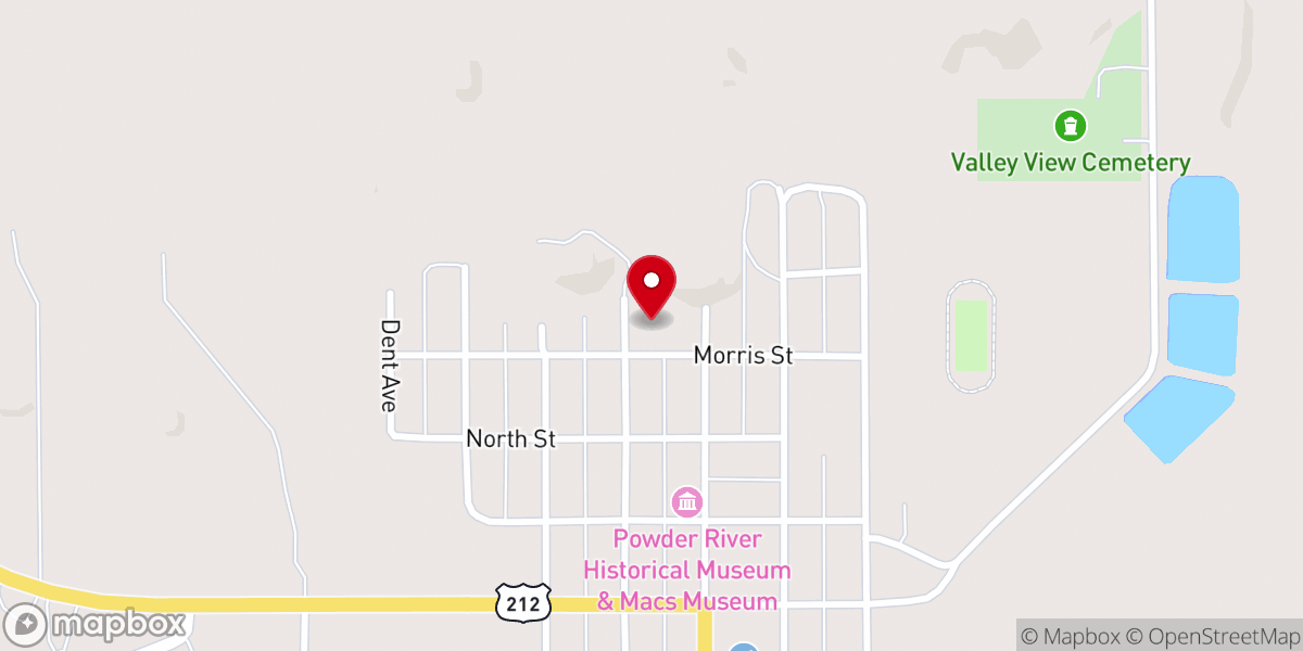 Map showing location of Our Saviour's Lutheran Church