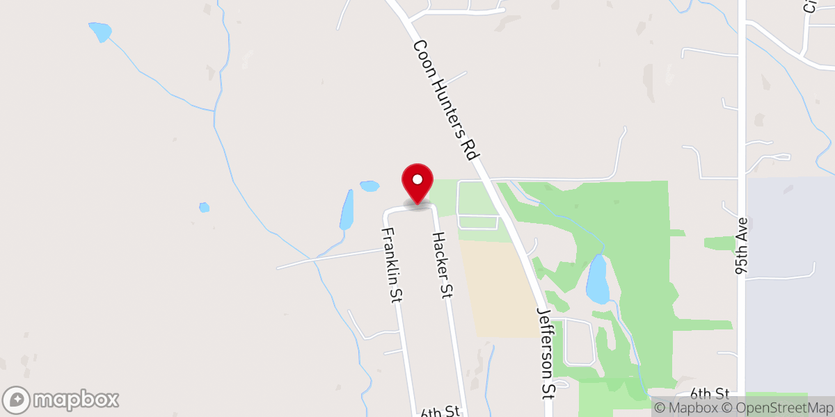 Map showing location of Landmark Missionary Baptist Church