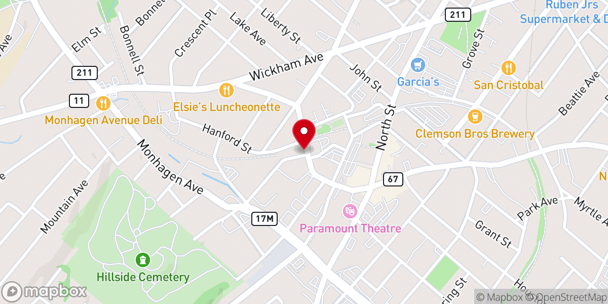 Map showing location of The Salvation Army Middletown Corps Community Center