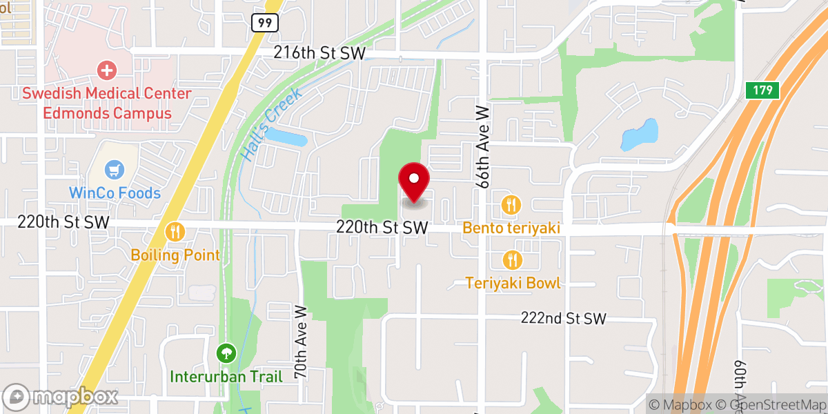 Map showing location of Bethany Community Church North