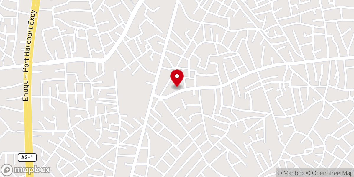 Map showing location of St. Peter Catholic Church