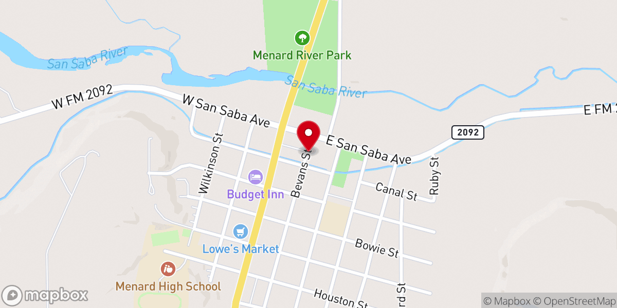 Map showing location of Mission