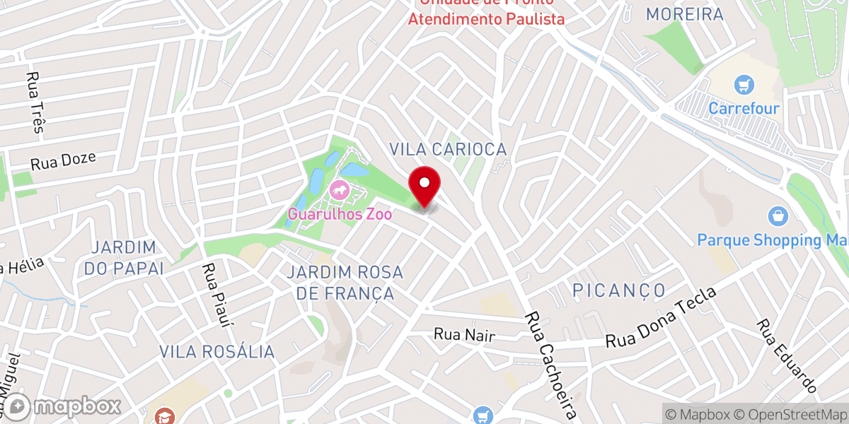 Map showing location of Igreja Pentecostal Universal Betel - Sede