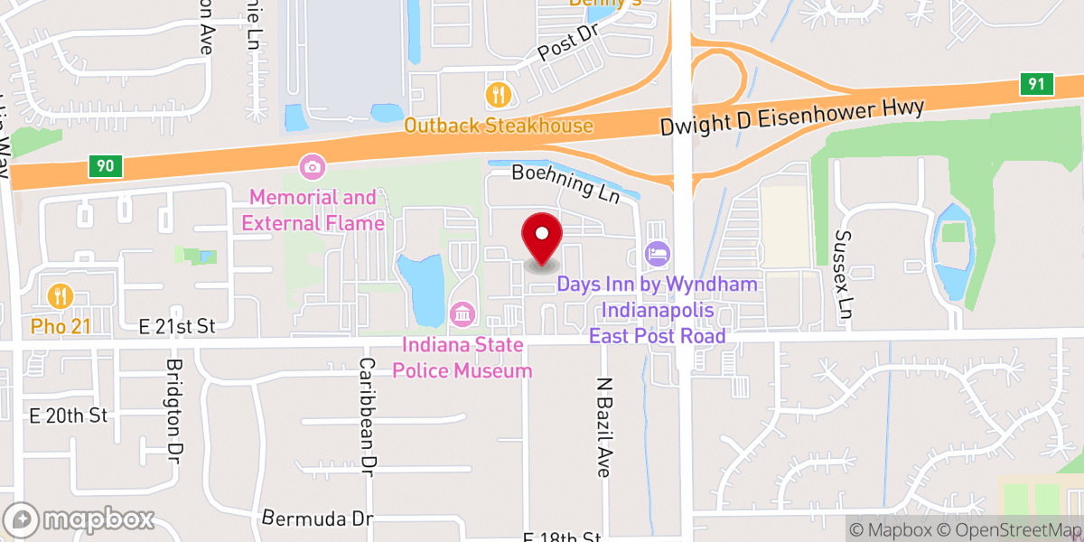 Map showing location of Kingdom Life Church