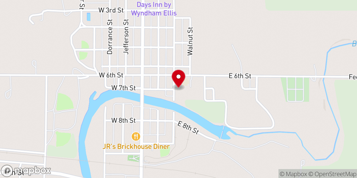 Map showing location of St Mary's Catholic Church