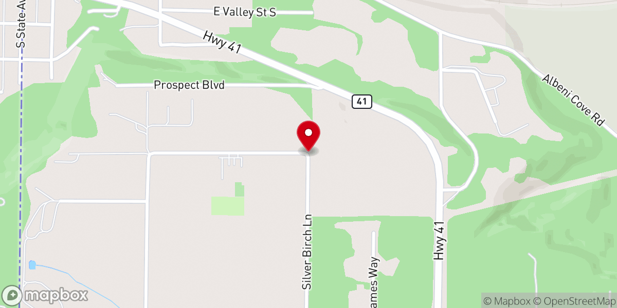 Map showing location of Family Baptist Church
