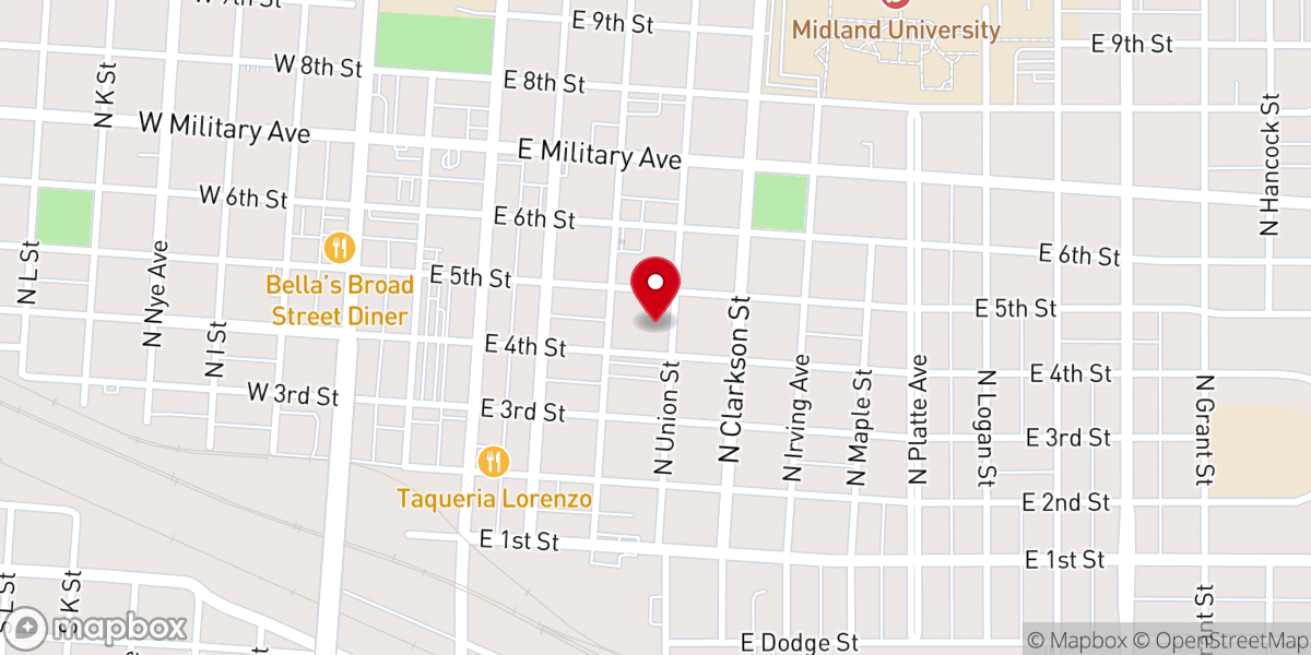 Map showing location of St Patrick's Auditorium