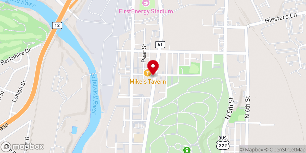 Map showing location of Olivet Reformed Church