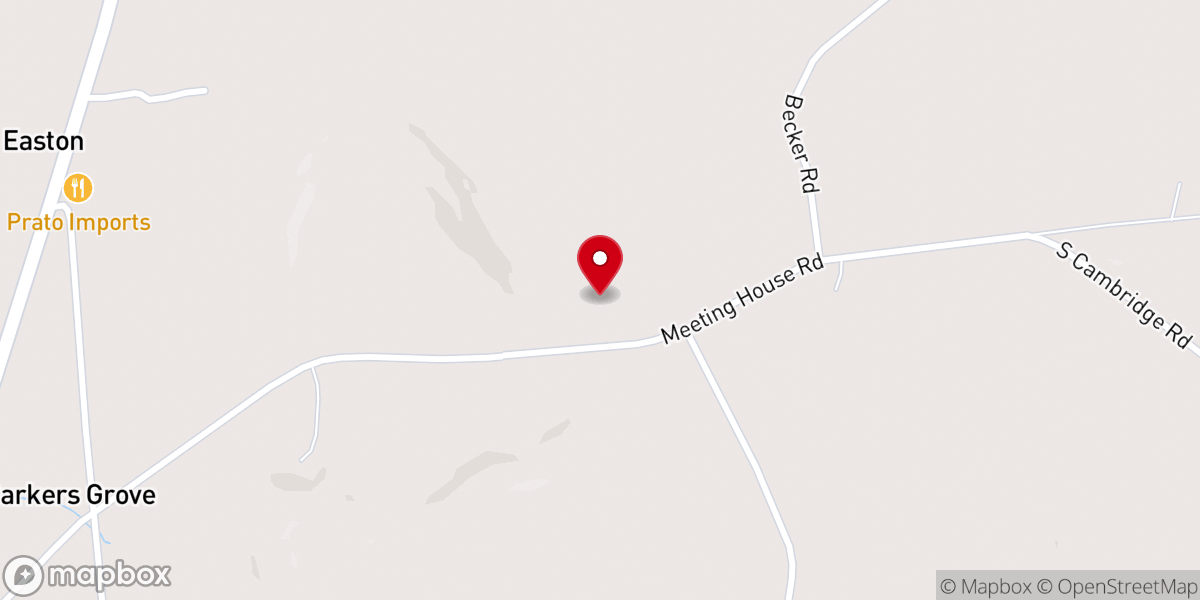 Map showing location of Friends Church