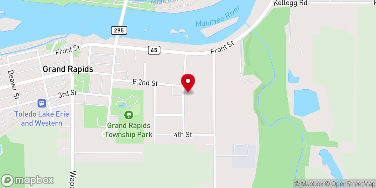 Map showing location of St Patrick's Parish Rectory