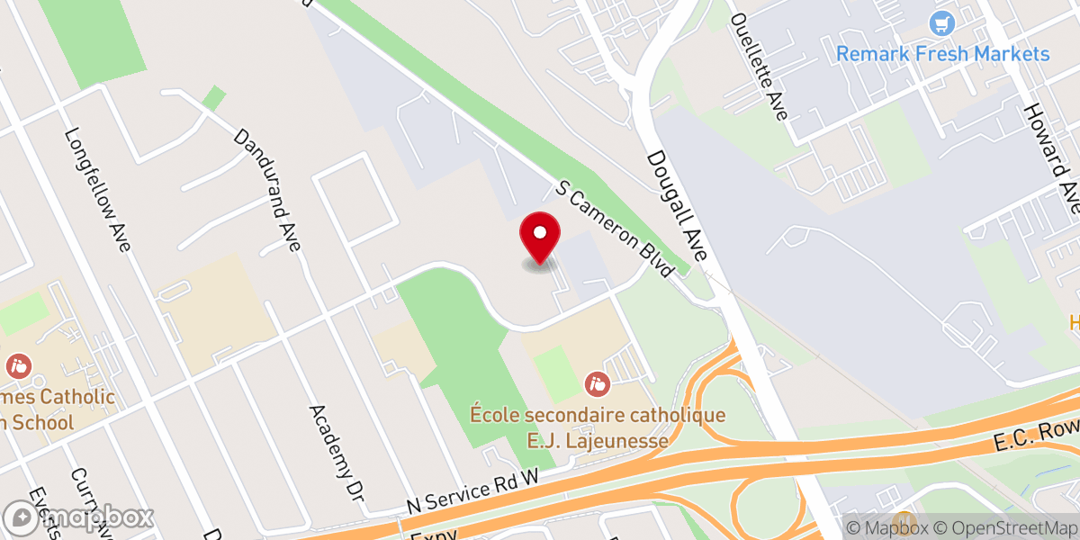 Map showing location of The Gathering Church Windsor