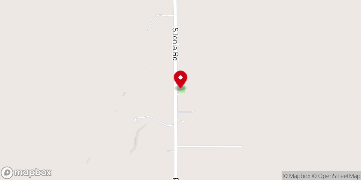 Map showing location of Kalamo United Methodist Church
