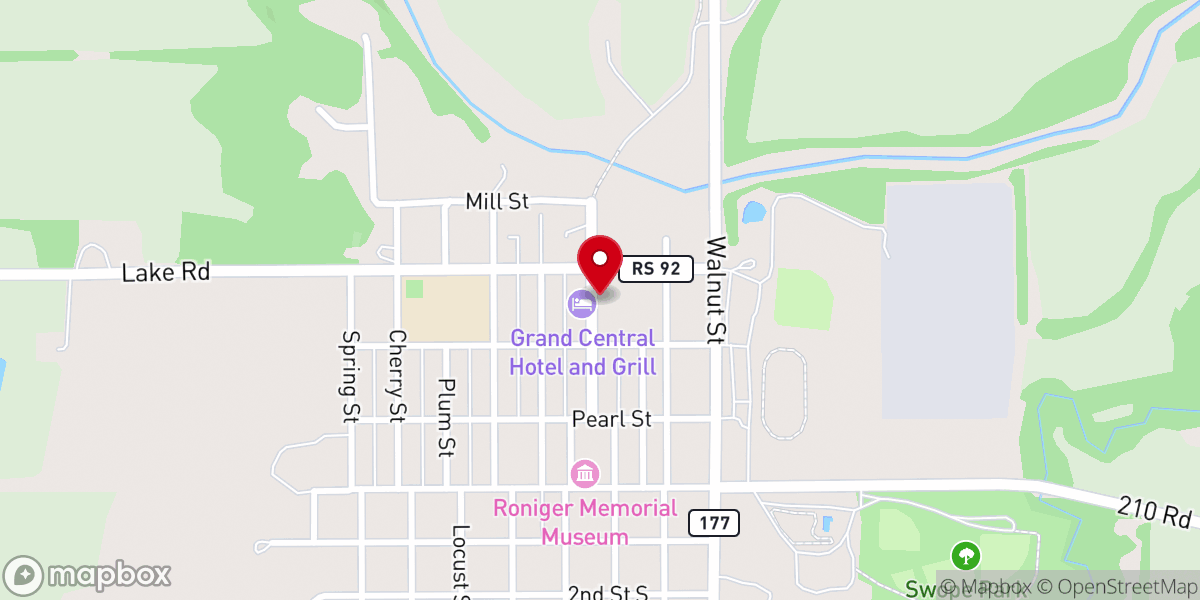 Map showing location of City of Cottonwood Falls