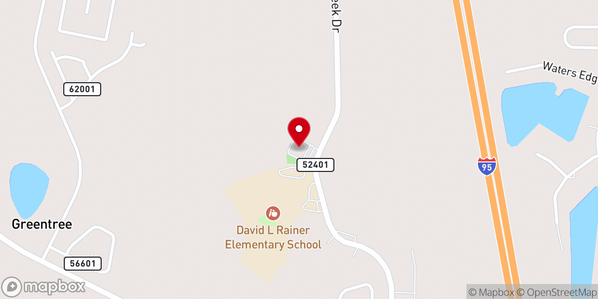 Map showing location of Southeast Community Church