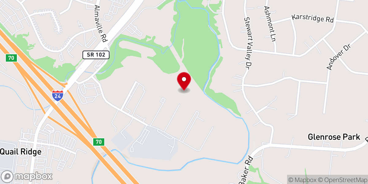 Map showing location of The River at Smyrna