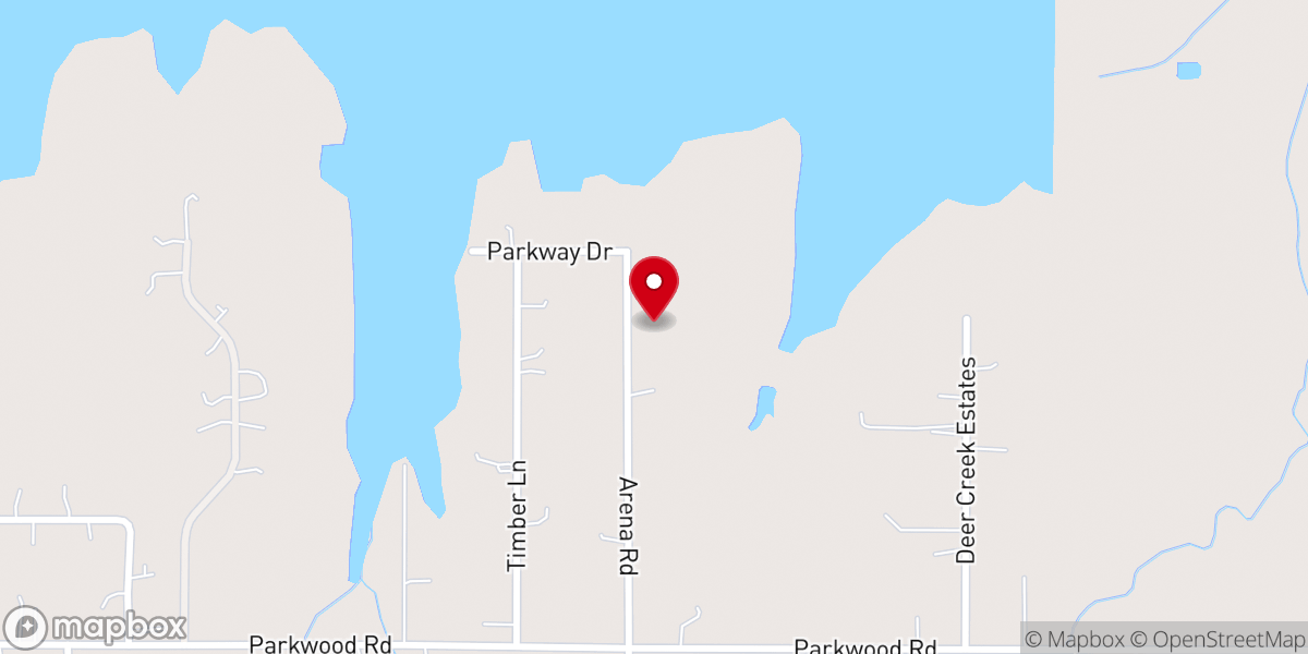 Map showing location of Minneha Free Will Baptist Church