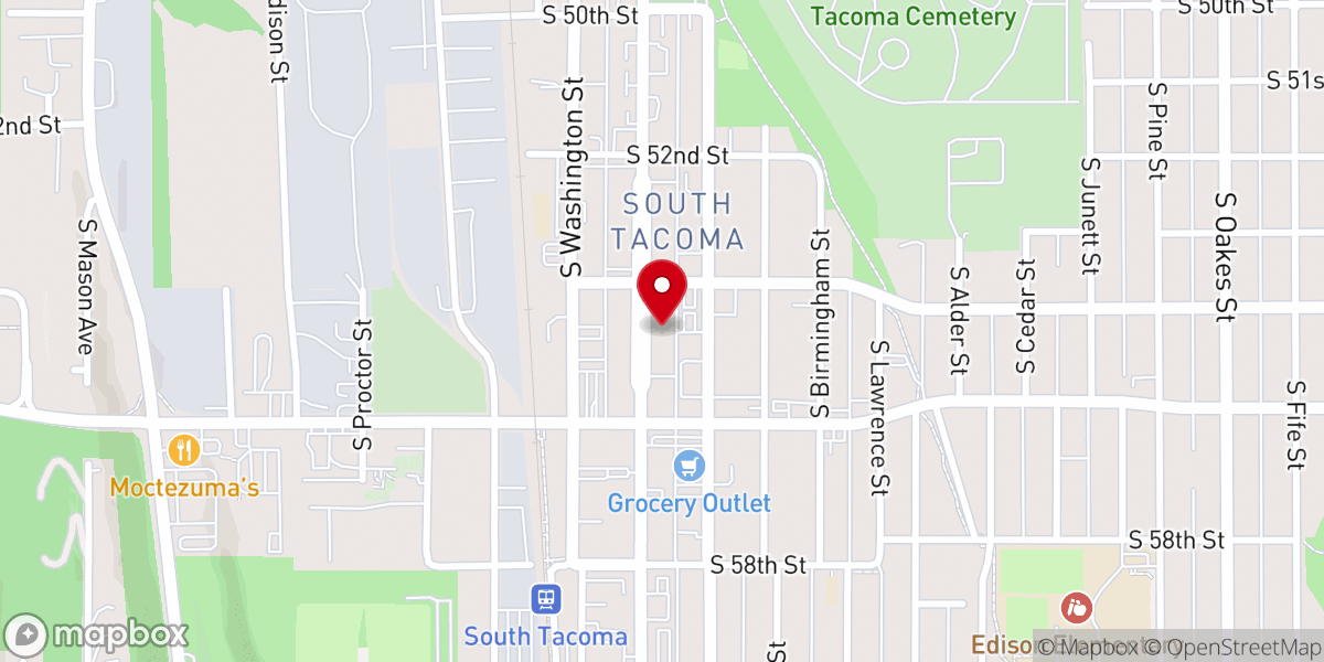 Map showing location of Pac City Church
