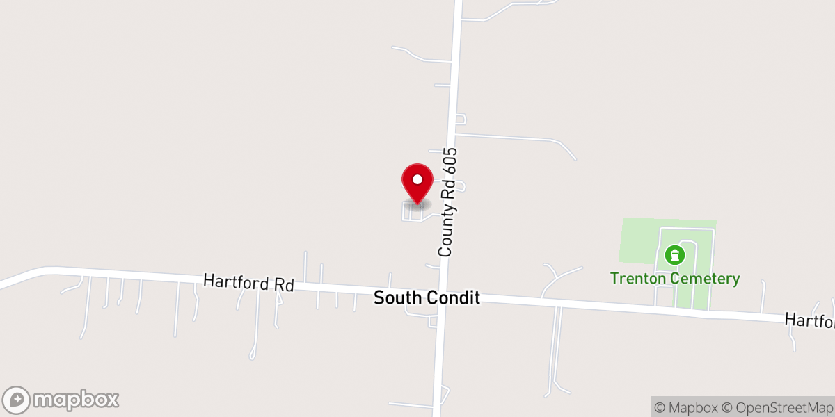 Map showing location of Fellowship Bible Chapel