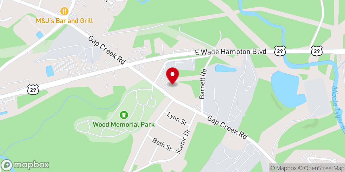 Map showing location of Grace Church