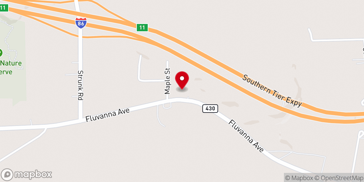 Map showing location of Christ Lutheran LCMC Church