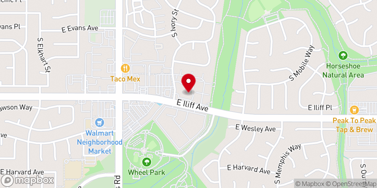 Map showing location of All Saints Lutheran Church