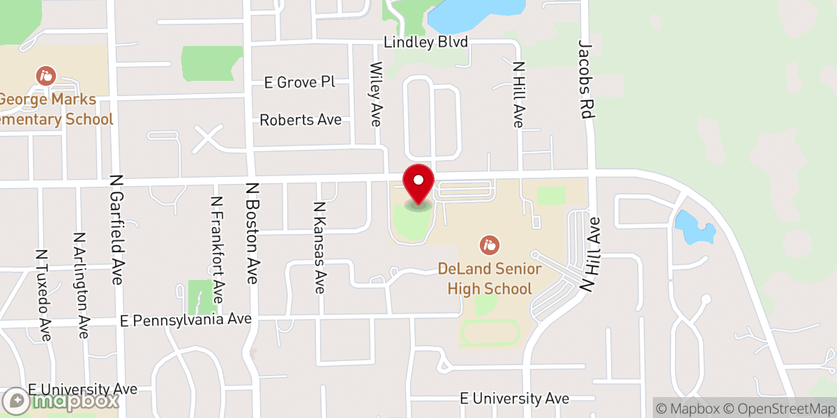 Map showing location of Victorious Living Church Inc