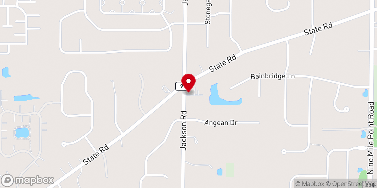 Map showing location of Crossroads Webster - Free Methodist Church