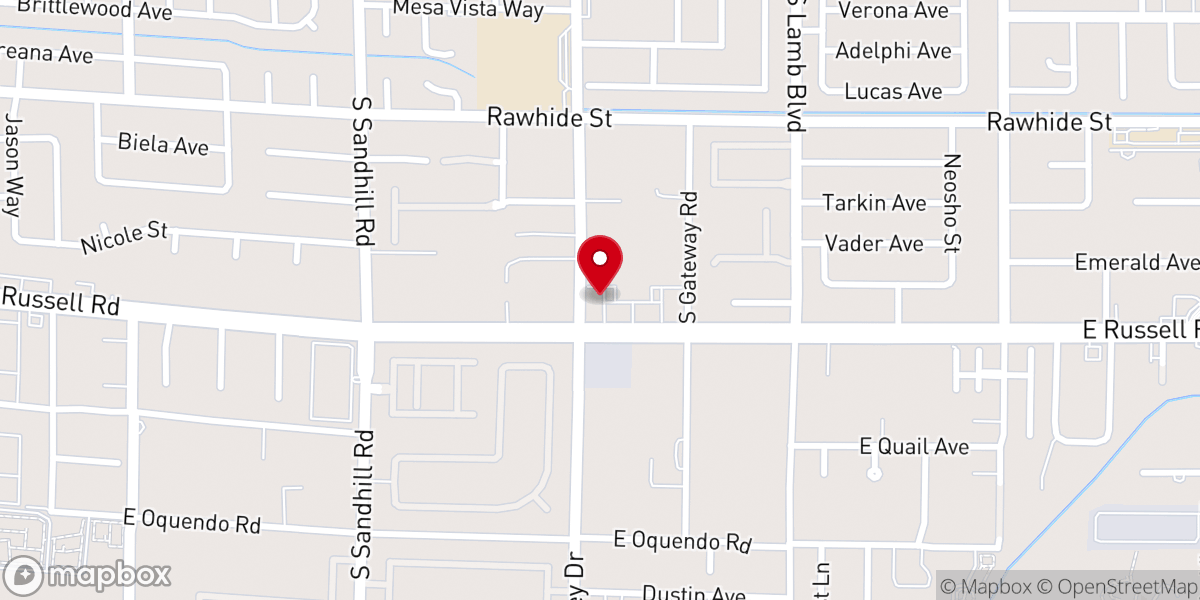 Map showing location of CEMI Church Las Vegas