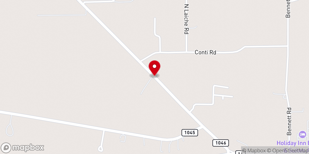 Map showing location of Ard's Chapel AME Zion Church