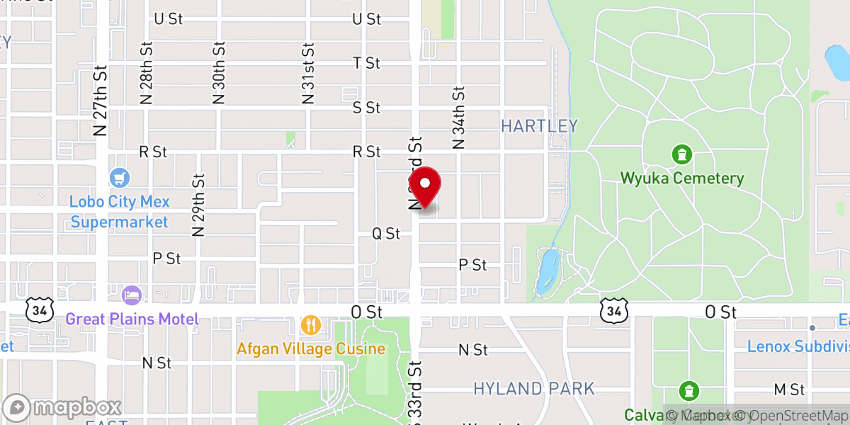 Map showing location of Angelic Temple Church of God in Christ