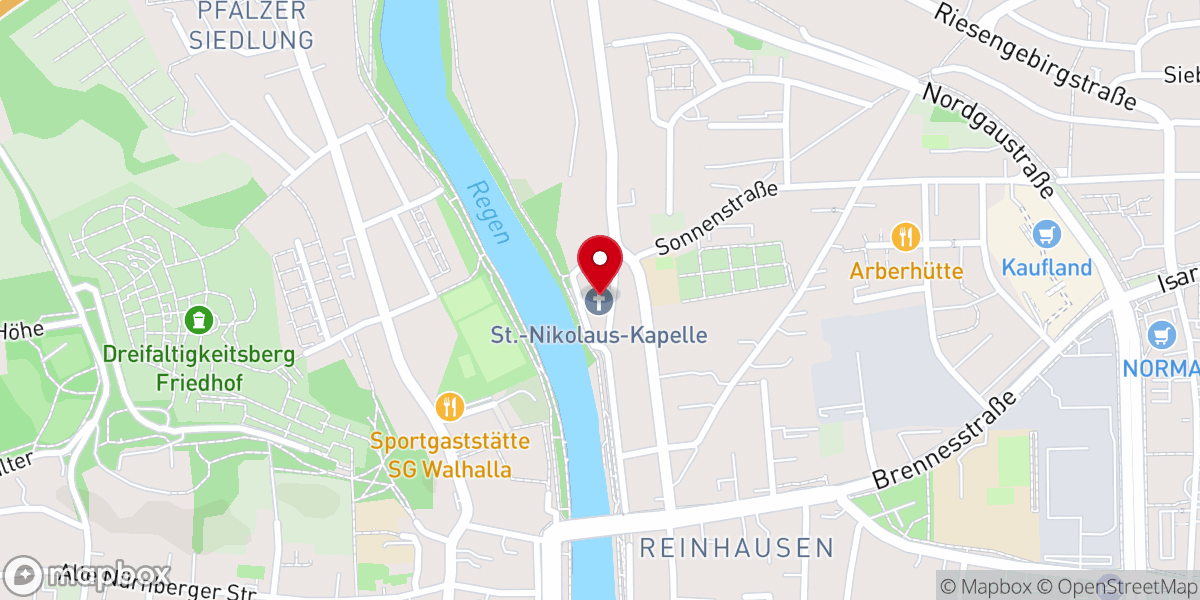 Map showing location of Kapelle St. Nikolaus