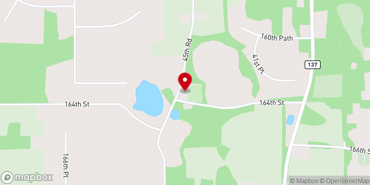 Map showing location of Mt Beulah Baptist Church