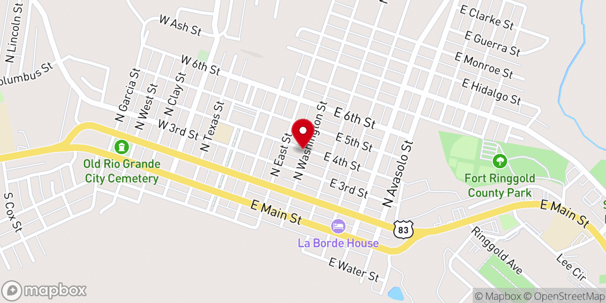 Map showing location of Methodist Daycare Center
