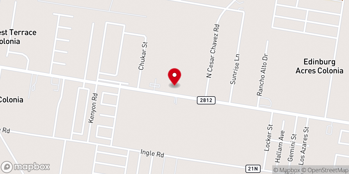 Map showing location of Iglesia Casa De Dios