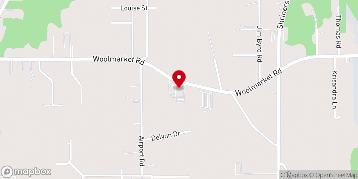 Map showing location of St. Mary Catholic Church