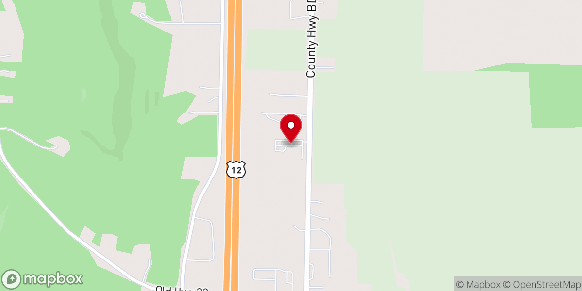 Map showing location of Living Hope Church
