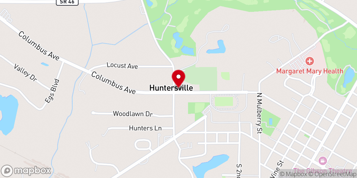 Map showing location of Saint John’s United Church of Christ