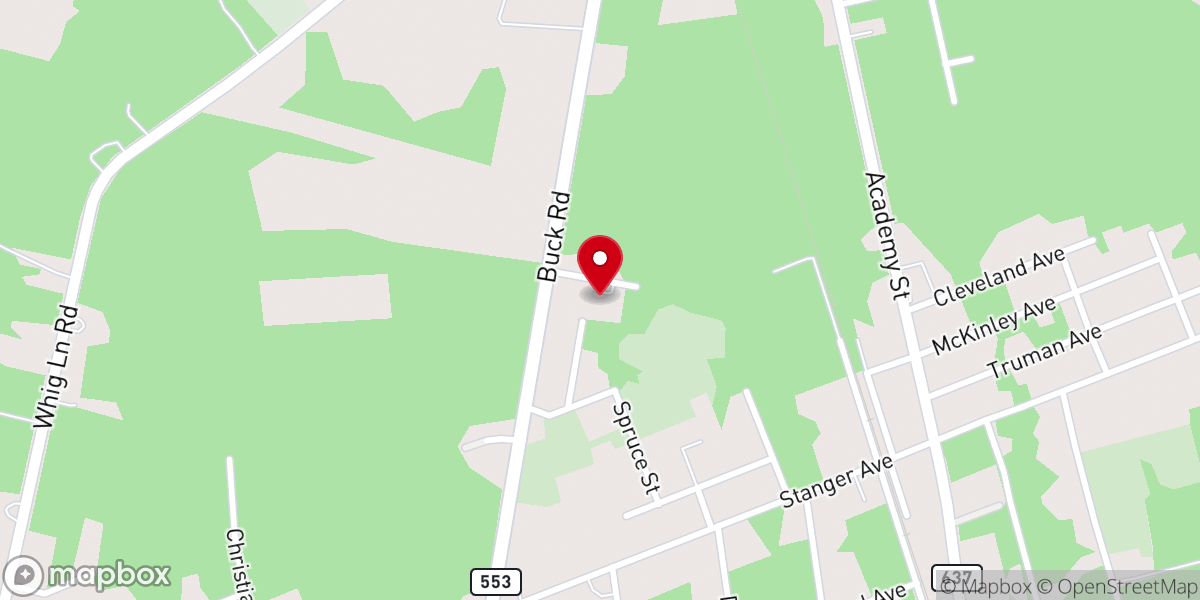 Map showing location of Faith Fellowship Church of Glassboro
