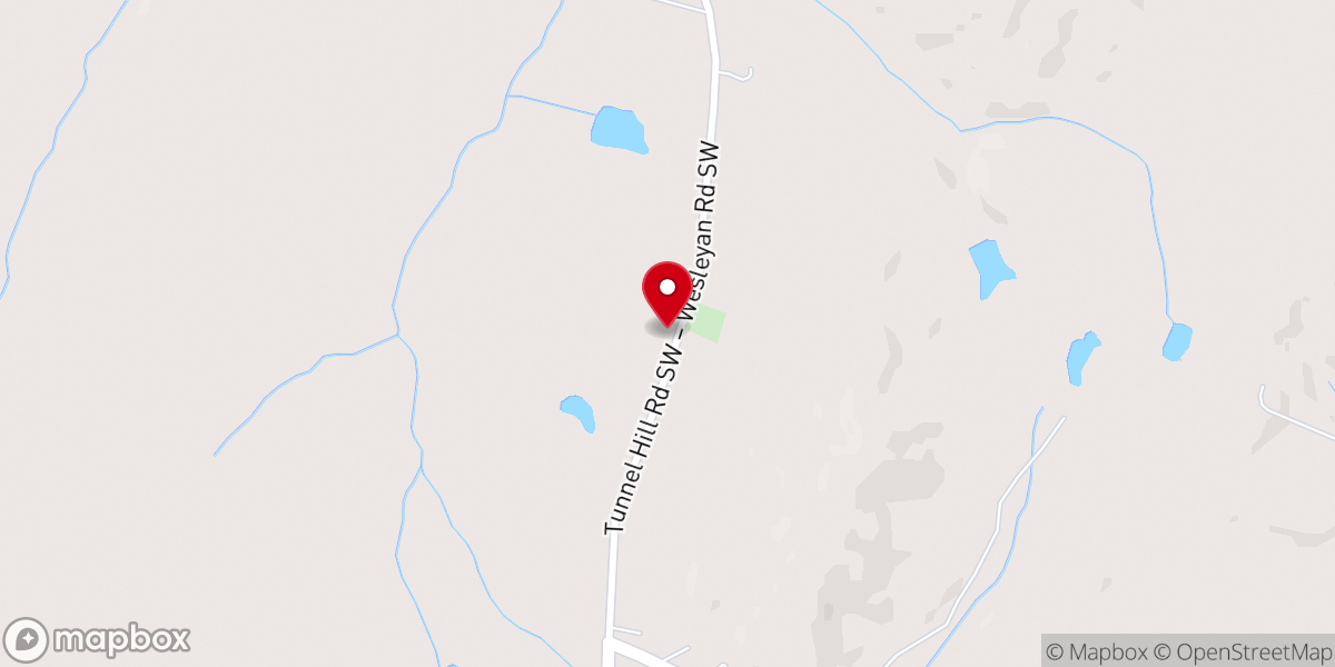Map showing location of Wesleyann Missionary Baptist Church