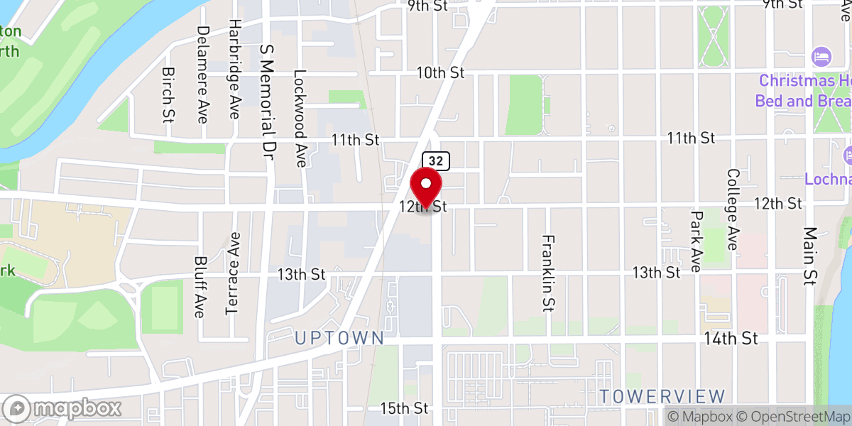 Map showing location of Faith Christian Fellowship