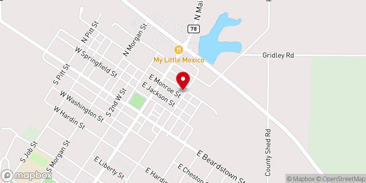 Map showing location of Saint Luke's Catholic Church, Virginia